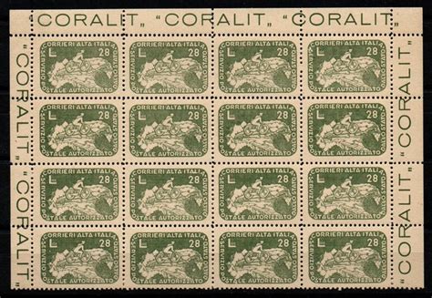 Italia 1945 Sassone N 9 CORALIT Catawiki