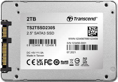 SSD накопитель Transcend SSD230S 2ТБ, 2.5", SATA III, SATA [ts2tssd230s ...