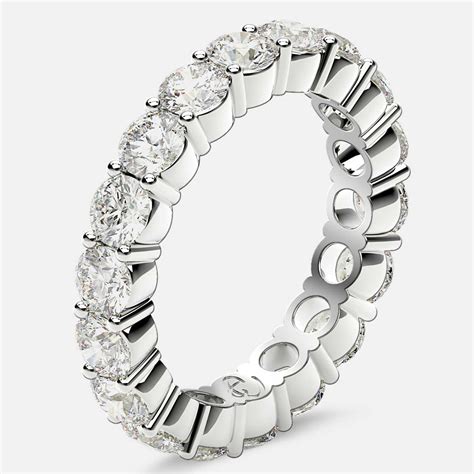 Round Cut Diamond Eternity Band And Ring Online Eternity Us