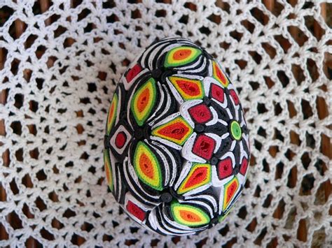 Pisanki Polish Easter Eggs Made In Quilling Lamus Dworski