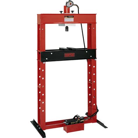 Norco Ton Air Hydraulic Shop Press Redline Stands