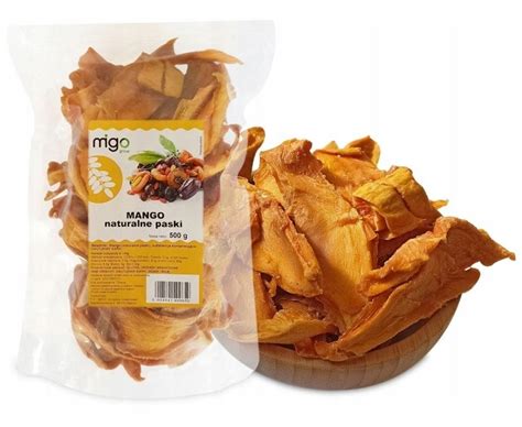 MANGO Suszone Naturalne Plastry 500g MIGOgroup 13918114997 Allegro Pl