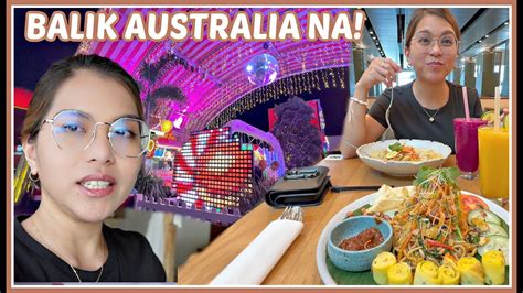 TAPOS NA ANG BAKASYON BALIK AUSTRALIA NA NAMAN I RichZigzVlogs YouTube