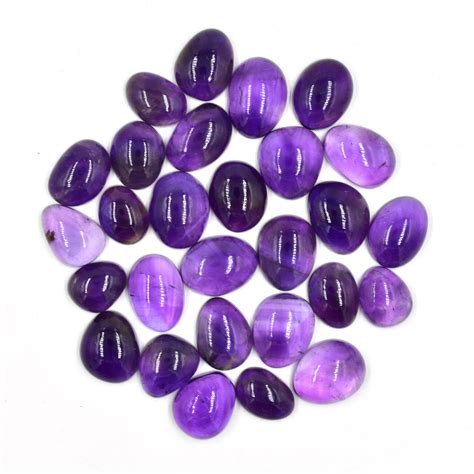 Natural African Amethyst Plain Unshape Cabochon Gemstone 11x9 Etsy