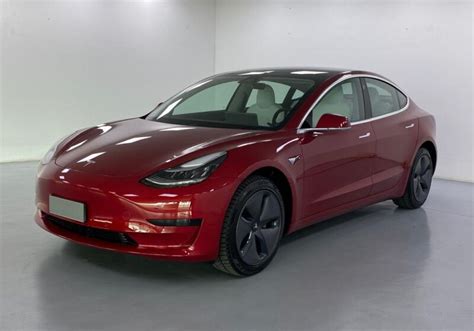 Tesla Model Standard Plus Rwd Vernice Micalizzata Red Nuova A Soli