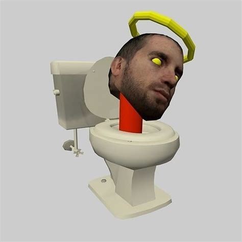 3d Model Skibidi Toilet Man 3d Vr Ar Low Poly Cgtrader