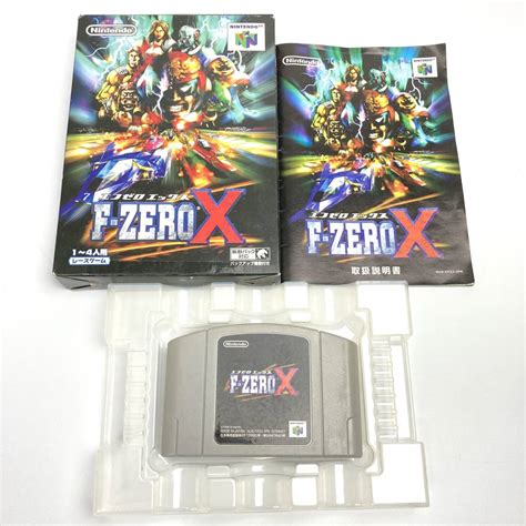 【傷や汚れあり】★一発起動★ 箱説明書つき F Zero X ニンテンドー64 ソフト ニンテンドウ 64 任天堂 Nintendo