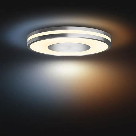 Philips Geek Squad Certified Refurbished Hue White Ambiance Being Ceiling Light Silver Gsrf