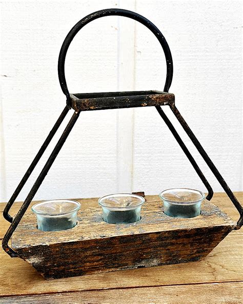 Rustic Votive Candle Holder | Sisters Boutique & Gifts, Inc.