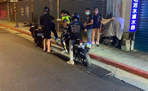 中和警方威力取締改裝排氣管等交通違規守護民眾夜間交通秩序 藍雀新傳媒