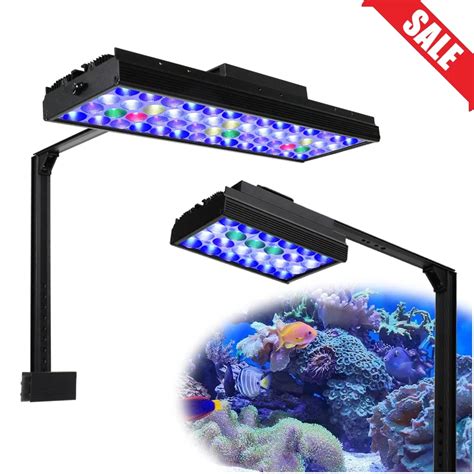 Popbloom L Mpara Led De Acuario De Espectro Completo Luz Marina De