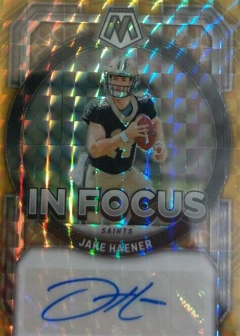 Jake Haener Mosaic If Jh In Focus Signatures Gold Price