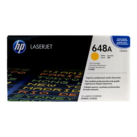 Hp 648a Toner Ce262a Yellow Original Hp Laserjet Toner Cartridge