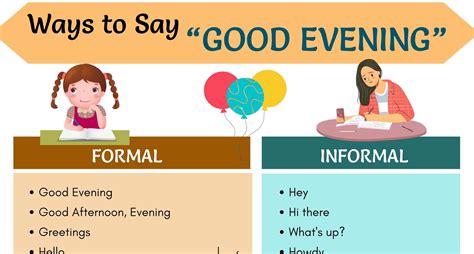 Good Evening In English A Guide To Different Expressions Eslbuzz