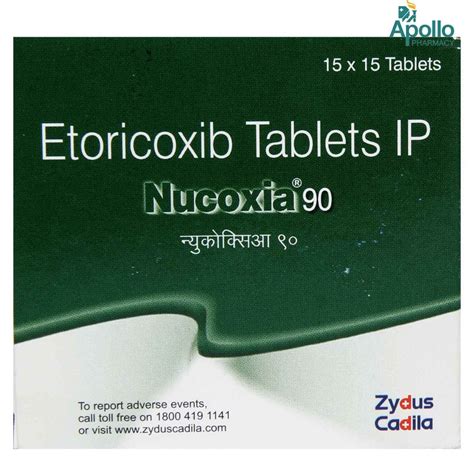 Nucoxia 90 Tablet 15 S Price Uses Side Effects Composition Apollo Pharmacy