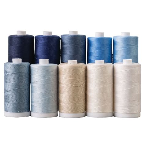 Neutral Thread Set For Quilting And Sewing Connecting Threads