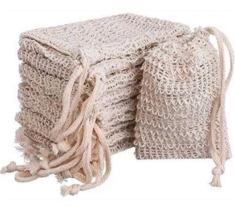 Bbto Paquete De 10 Bolsas De Jabón De Sisal Natural Exfolia Cuotas