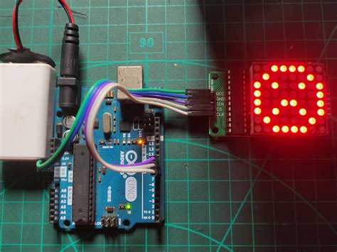 How To Control Led 8x8 Dot Matrix Display With Max7219 Arduino