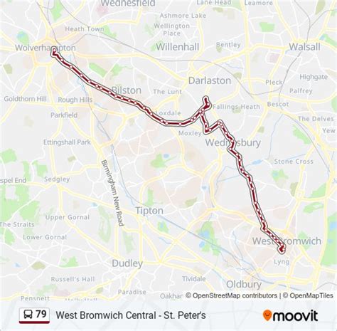 79 Route Schedules Stops And Maps West Bromwich Updated