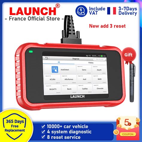 Launch X431 Crp129e Car Obd2 Diagnostic Tools Auto Obd Engine Abs Srs