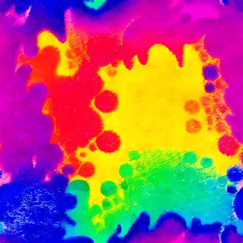 Multicolor Rainbow Colour Vibrant Ink Blot Background Blended Abstract