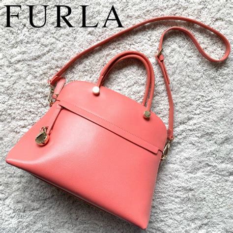 44％割引ブラウン系超安い品質 【美品】furla パイパー 2way ショルダーmサイズ レザー ゴールド金具 ハンドバッグ バッグブラウン