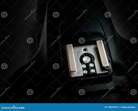 Hot Shoe On Modern Digital SLR Mirrorless Camera Stock Photo Image Of Circle Flash