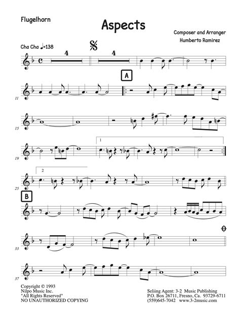 Aspects Download Latin Jazz Printed Music 3