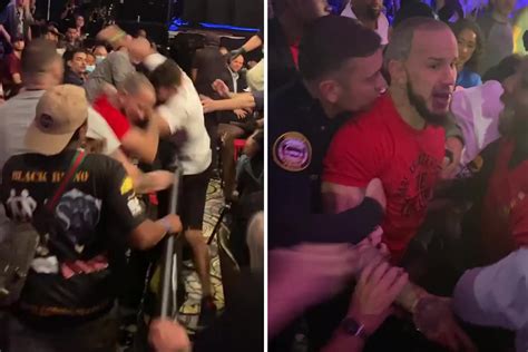 Watch ex-UFC star Mike Perry leave broadcast table to brawl with bare ...