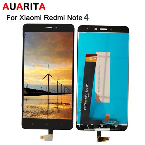 AAA Quality 1pcs LCD For Xiaomi Redmi Note 4 LCD Display And Touch