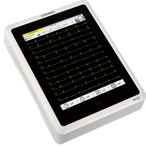 Channel Electrocardiograph H Comen Resting Digital With