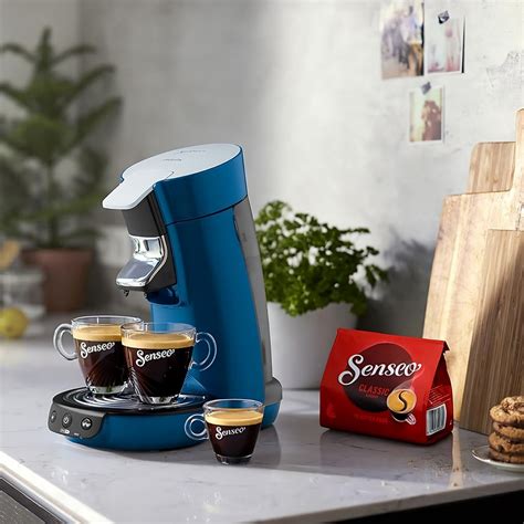 Philips Senseo Viva Café HD6563 70 Kaffeepadmaschine Blau