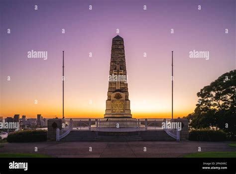 January The State War Memorial Cenotaph At Kings Park In