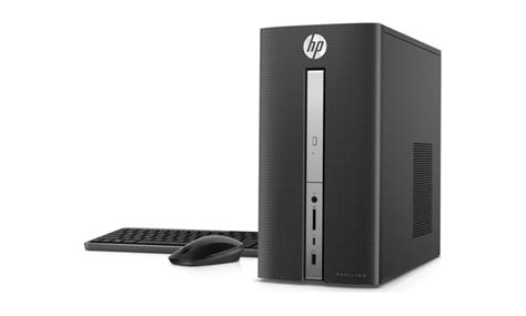 Refurbished HP Pavilion 570 P014 Desktop PC AMD A10 9700 3 50GHz 8GB