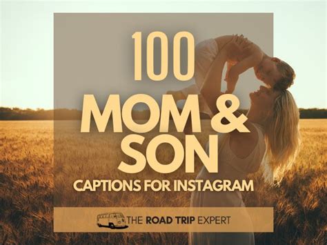 Cute Mother And Son Captions For Instagram With Quotes