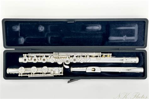 Pre Owned Lillian Burkart Elite Model Flute In Pure Silver