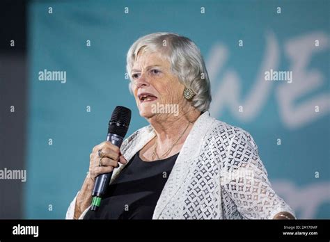 Ann Widdecombe Speaks During The Brexit Party Conference In Newport