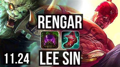 Rengar Vs Lee Sin Jng Rank Rengar Games Godlike