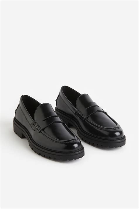 Chunky Loafers Black Men Handm Us