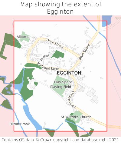 egginton egginton   map