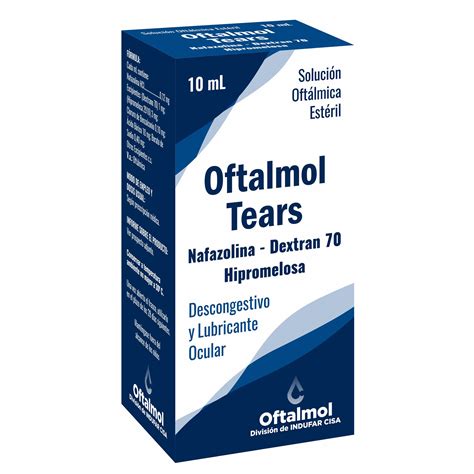 OFTALMOL TEARS SOL OFT EST X 10 ML Laboratorios Indufar C I S A