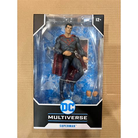 天馬玩具 現貨 代理版 麥法蘭 DC Multiverse 7吋 超人 紅色之子 Red Sun 可動完成品 蝦皮購物