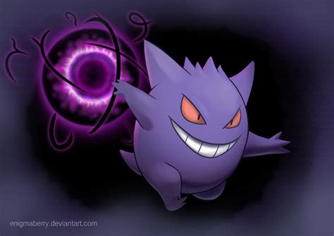 094 Gengar By Enigmaberry On Deviantart