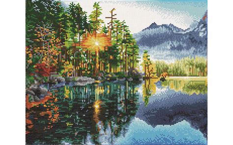 Diamond Art By Leisure Arts Lakeview 16x20 Advanced Diamond