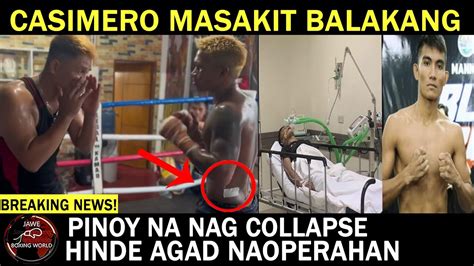 Quadro Alas Casimero Masakit Balakang Pinoy Kenneth Egano Na Nag