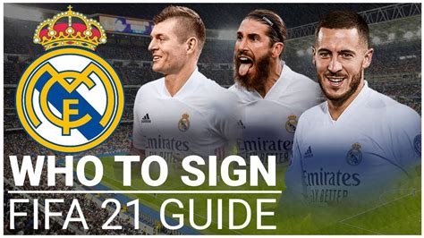 Who To Sign For A Realistic Real Madrid FIFA 21 Career Mode YouTube