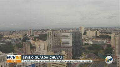 Jornal da EPTV 1ª Edição Campinas Piracicaba Chuva e frente fria