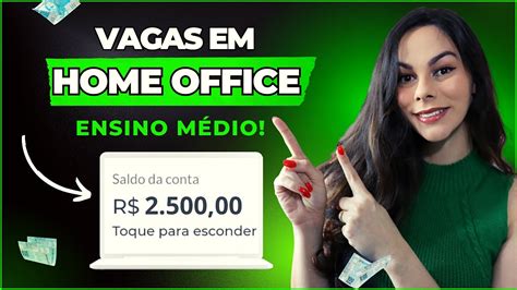 VAGA HOME OFFICE CONTRATANDO SEM EXPERIÊNCIA para trabalhar em casa