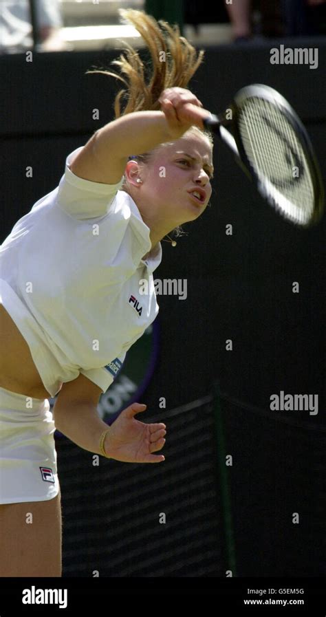 No Commercial Use Yugoslavia S Jelena Dokic In Action Against Barbara