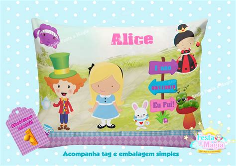 Almofada Personalizada Alice Elo7 Produtos Especiais